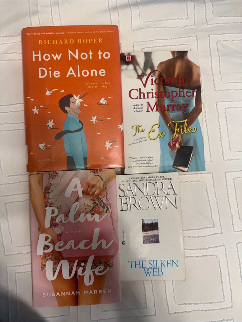 Four fiction books